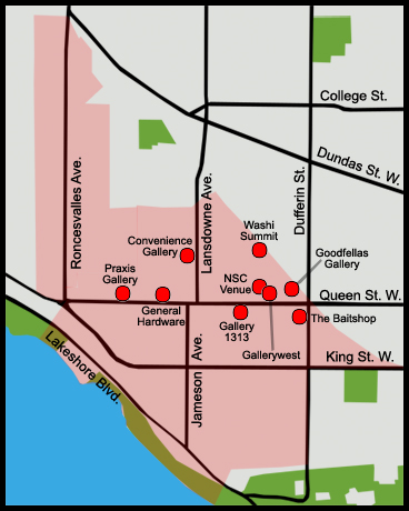 Map of Parkdale
